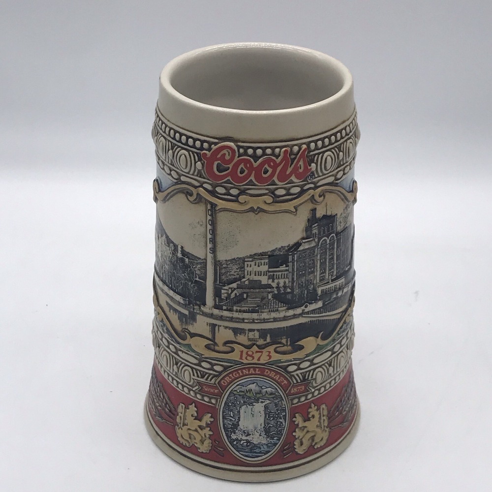 Adolph Coors 7" Vintage 1988 Edition Beer Stein Mug Made In Brazil